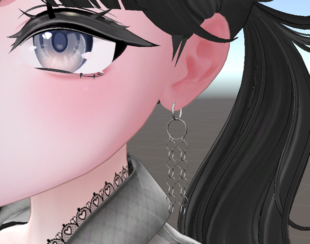 [VRC想定]チェーンピアス(ChainPierce)