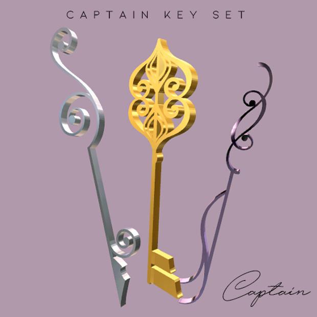 【無料】 Key_SET_ver.1 ~ Accessories 『 Captain 』