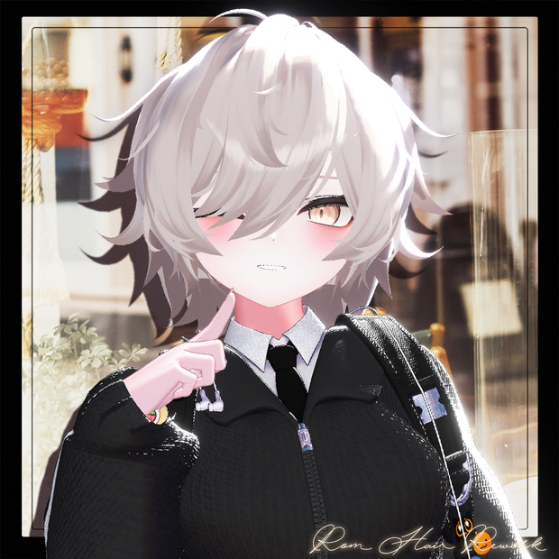 💛 Rom Hair   ㅡ 【 VRChat Hair / 3Dヘア 】