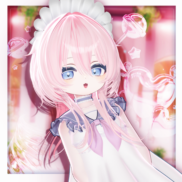 💙 J Hair ㅡ 【 VRChat Hair / 3Dヘア 】
