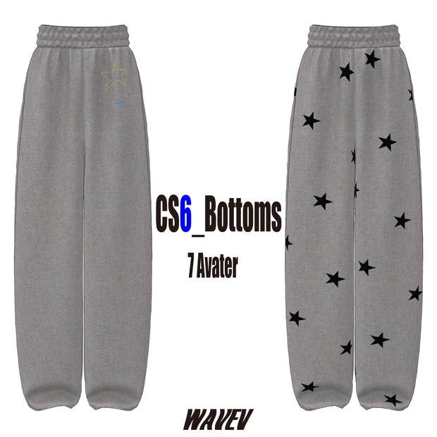 【VRC Outfit】CS6_Bottoms［男女８アバター対応 / MA設定済み］