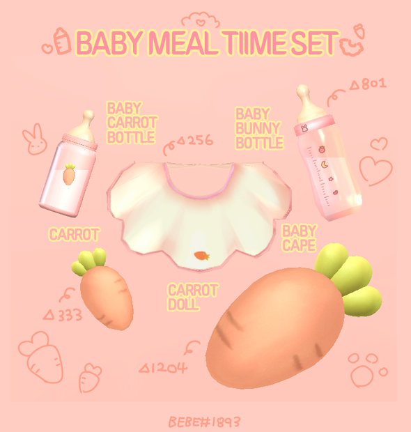 baby meal time set