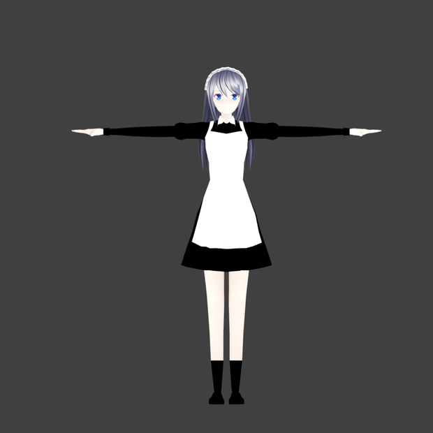 メイドちゃんイラスト