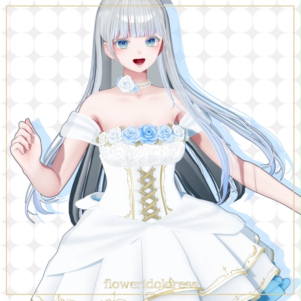 【モデル】FlowerIdolDress - Cdws - BOOTH
