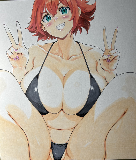 黒ビキニ遥