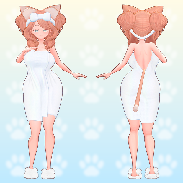 【キャミィ / Cammie専用3D衣装】バスタオル衣装