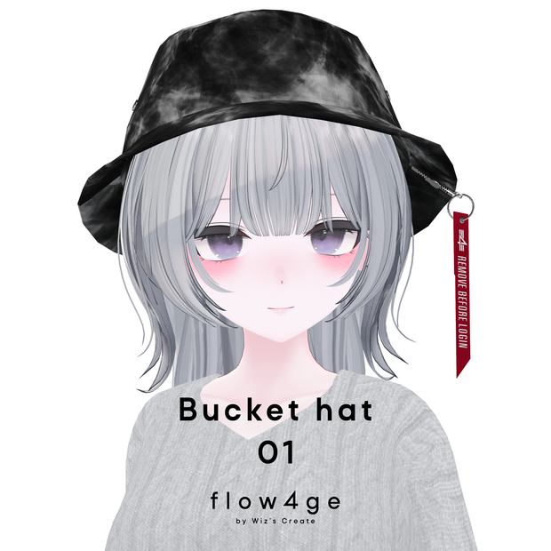 Bucket hat 01【VRChat想定】