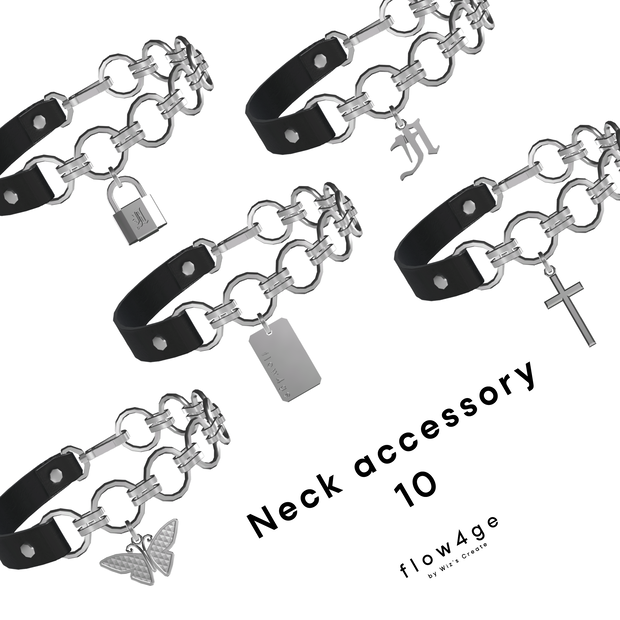 Neck accessory 10【VRChat想定】