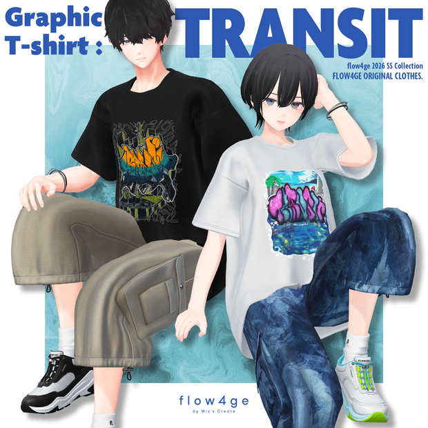 Graphic T-shirt : TRANSIT【25アバターセミ対応】