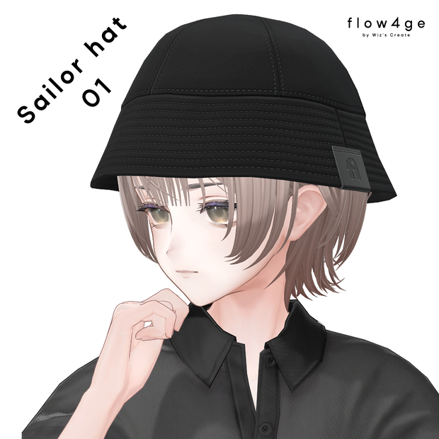 Sailor hat 01【VRChat想定】