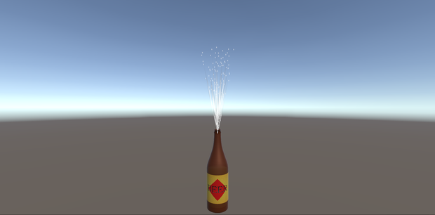 [Unity・VRChat向け] ビールかけができるビール瓶