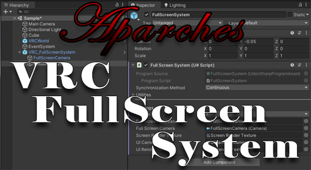 [VRC/Udon] Full Screen System