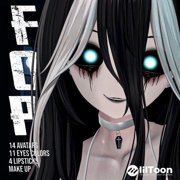 [14 Avatars] "Feeling of Presence" Eyes and Make Up Textures