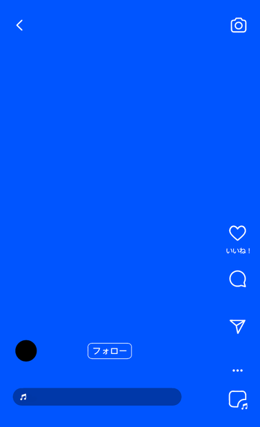 インスタのリール動画的な枠