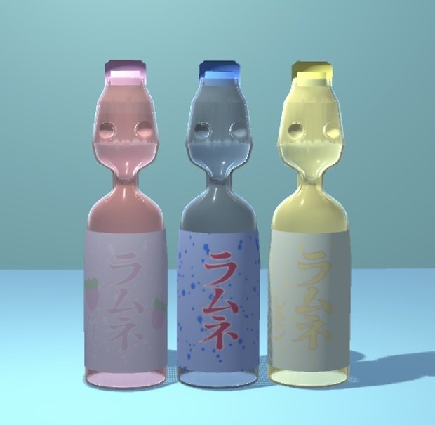 昔ながらのラムネセット - ENO's 3D STORE - BOOTH