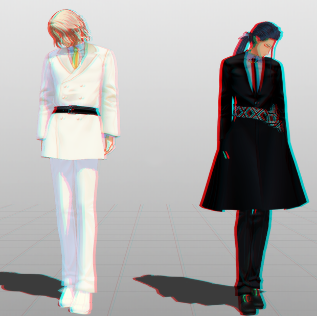 【MMDモデル】第一王子主従ver2【悪役令嬢の中の人】