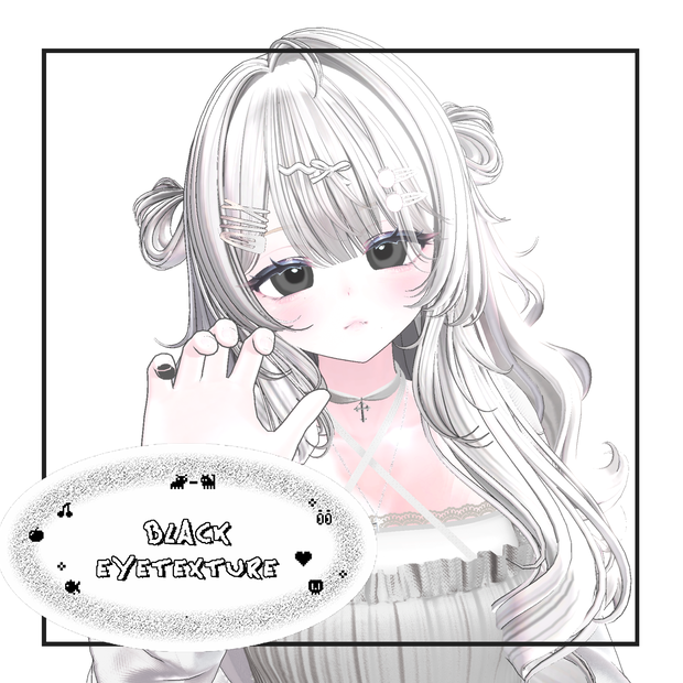 【4 Avatars】Black eyetextuer
