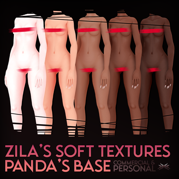 Zila's Soft Panda Base Textures! || discord.gg/zila (zila#8266)