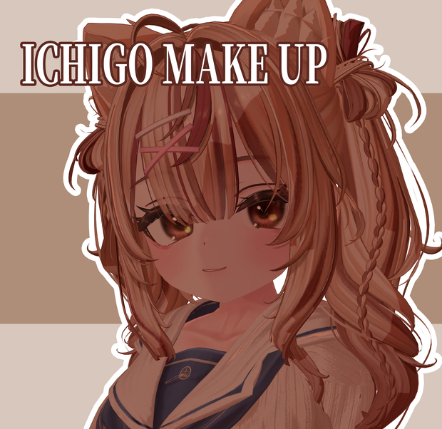 【かわいい三姉妹】ichigo make up & Face Blendshapes 三つの異なる性格を含む