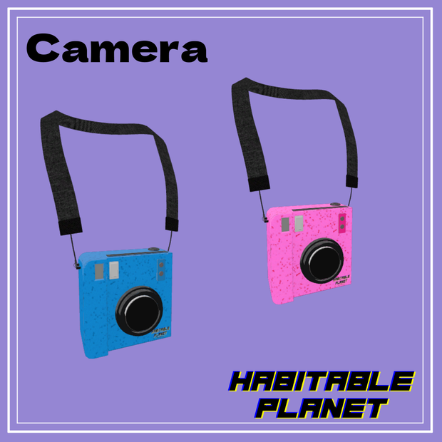 インスタントカメラ風 VRChat向けアクセサリー