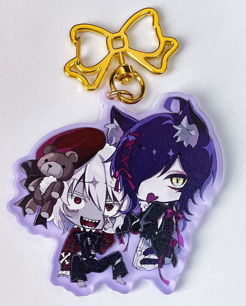 冥闇ノ國】マットアクリルキーホルダー - 犬派のお店 - BOOTH