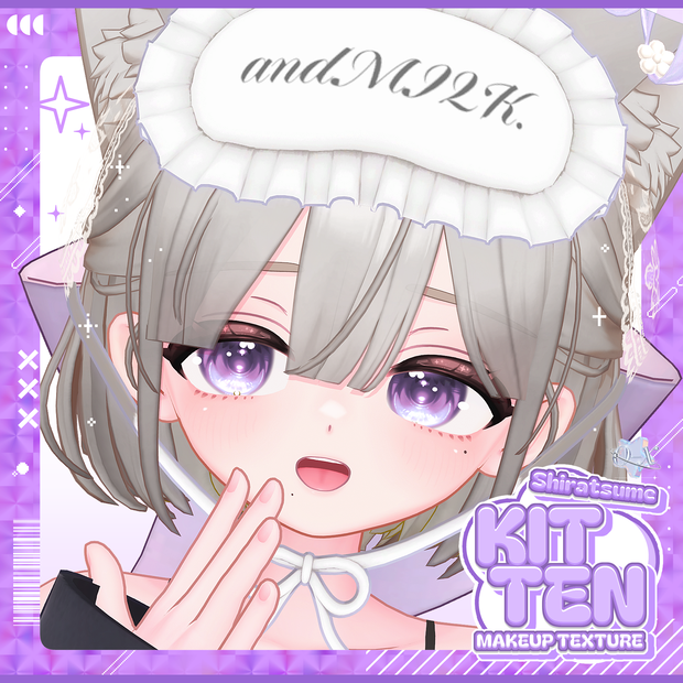 [しらつめ/Shiratsume] Kitten ~ Make up Texture + Eye Texture ~