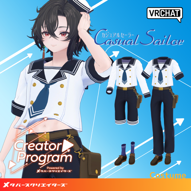 Casual Sailor - VRChat Men's Clothing  / CP1