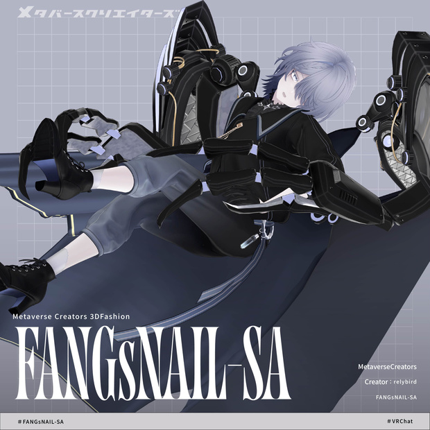 FANGsNAIL-SA - VRChat Gimmicky Avatar Accessory / CP43