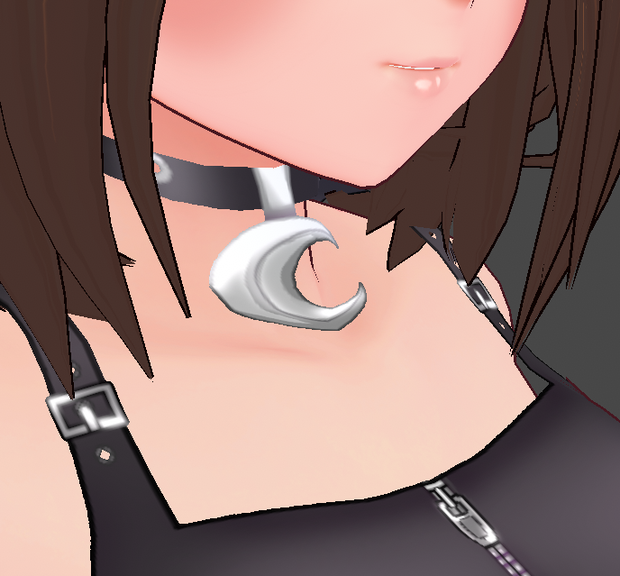 Moon black Choker 