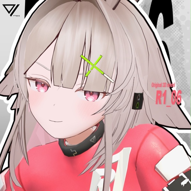VRChat向けオリジナル3Dモデル『R1_06』