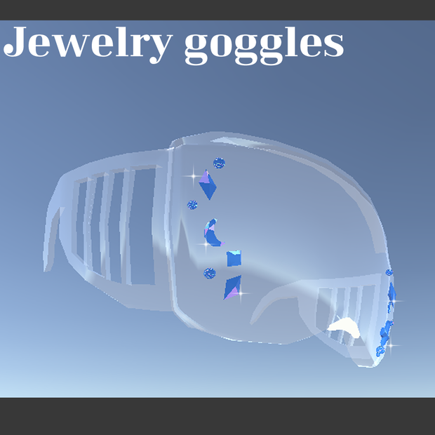 【3Dモデル】Jewelry goggles