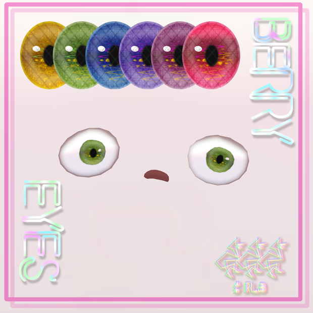 8アバター対応アイテクスチャ／BERRY EYES