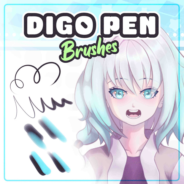 CLIPSTUDIO用 DigoPen Brush for Inking and Shading