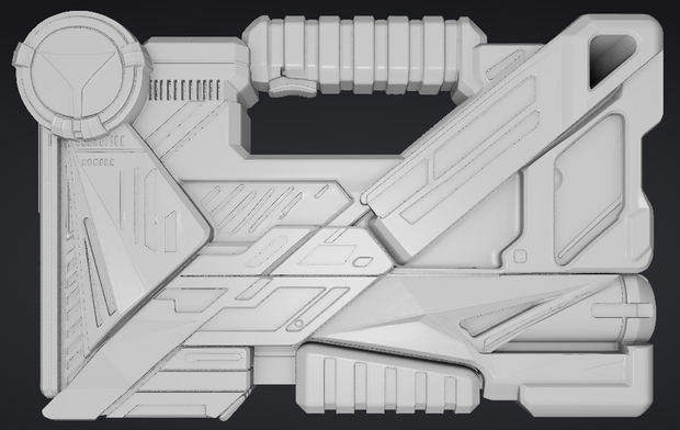 【3Dプリント用STL】仮面ライダーゼロワン　アタッシュショットガン（アタッシュモード）/【3D Printable STL】Kamen Rider Zero-One Attache Shotgun (Attache Mode)