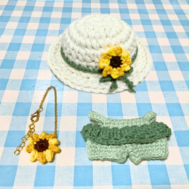 【専用】ぬい服 ひまわり ぬい服通信｜ひまわりサロペットセット～bright～｜推し活｜オタ
