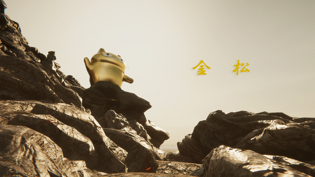 VRSNS向け3Dモデル『金松（きんまつ）』