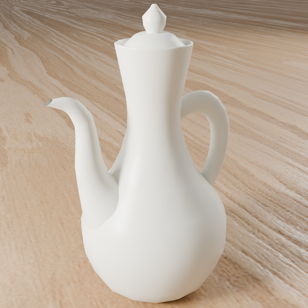Low Poly Food Props｜調味料容器｜3Dモデル｜Blender・FBX対応