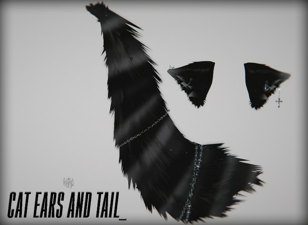 ☆ "cat ears and tail"