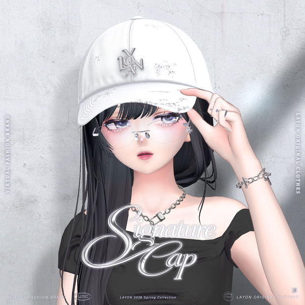 【3D】LAYON Signature Cap #LAYON服 ＃LAYONコーデ