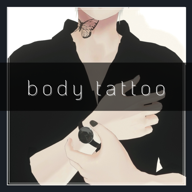 【 Butterfly Tattoo 】 ボディータトゥー