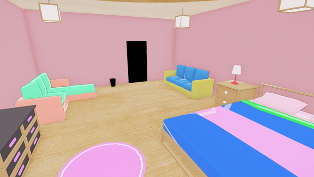 CARTOON DL MMD ROOM V1 PMX ( Original) DOWNLOAD