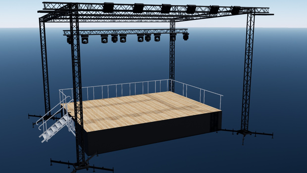 【MMDステージ配布】DL MMD STAGE PMX ( Original) 