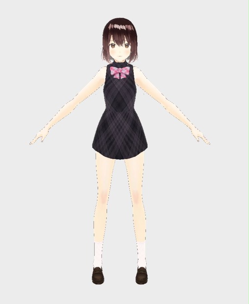 【Vroid用衣装テクスチャ】Vrchat Vtuber Dress Cloths Set 01