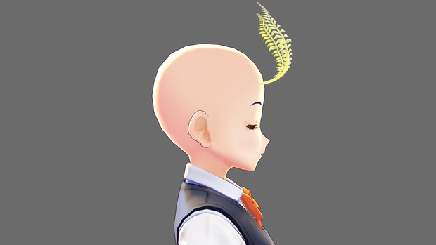 [VRoid]  moth antennae hair preset / ヘアプリセット