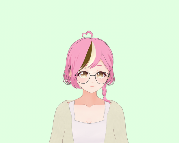 [VRoid] Glasses   hair preset / ヘアプリセット