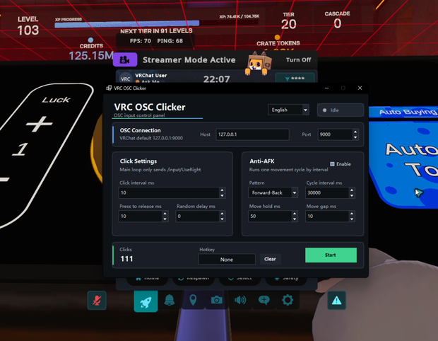 VRC-OSC-Clicker