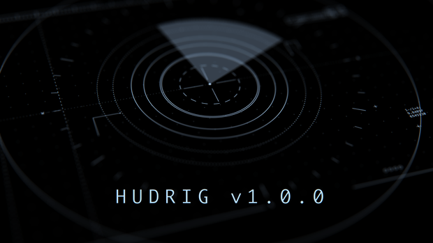 【リリース記念・25%off】HUDRIG - AfterEffects用のプロシージャル的HUD生成スクリプト