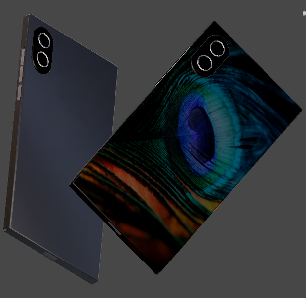 【無料3Dモデル】スマートフォン(カバー改変前提)