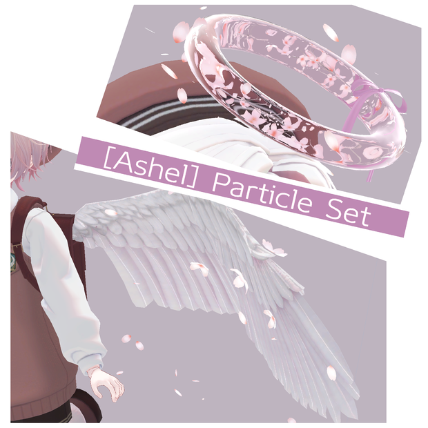 [Ashel]花びらパーティクル3種セット #Ashel3D