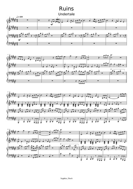 アンダーテール　楽譜　製本ミス アンダーテール 楽譜 製本ミス - メルカリ